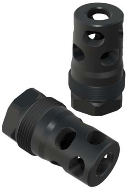 Comstock Armory Compact Muzzle Brake 8.6mm Blackout 5/8x24 Black Nitride Black