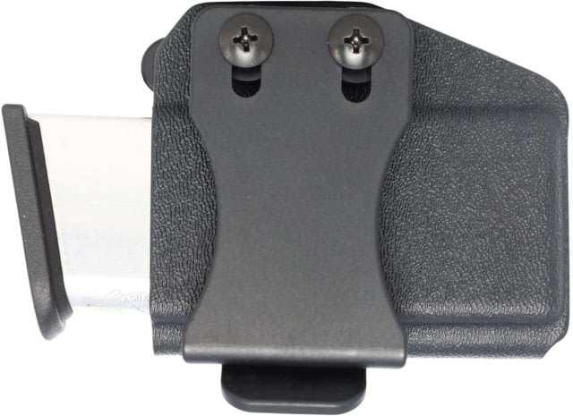 Rounded Horizontal Magazine Holster for 45ACP Single Stack Ambidextrous Black - Rounded
