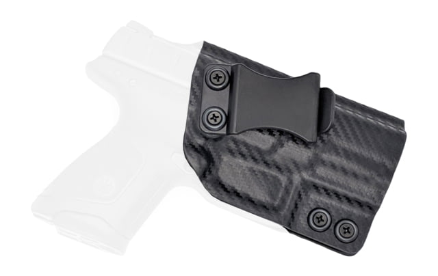 Rounded IWB KYDEX Holster Beretta APX Compact 9/40 Left Hand Carbon Fiber - Rounded