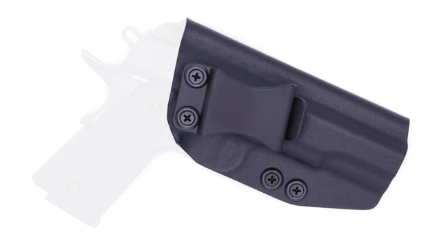 Rounded IWB KYDEX Holster Browning 1911 .380 Right Hand Black - Rounded