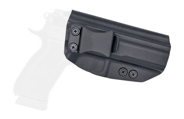 Rounded IWB KYDEX Holster CZ 75 SP01 Phantom RH Black - Rounded Gear