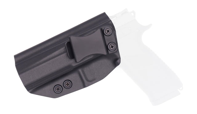 Rounded IWB KYDEX Holster CZ P-07 Left Hand Black - Rounded