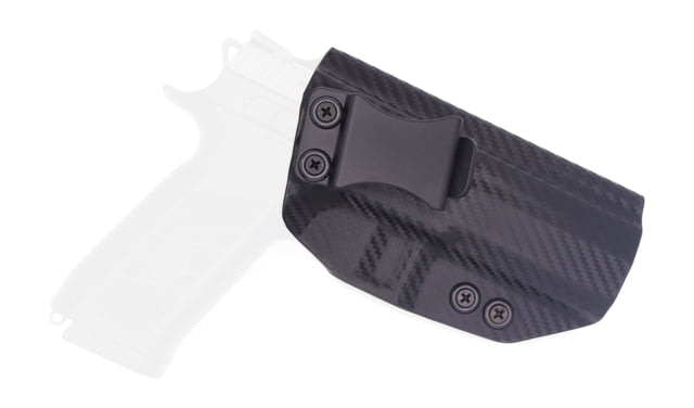 Rounded IWB KYDEX Holster CZ P-07 Right Hand Carbon Fiber - Rounded