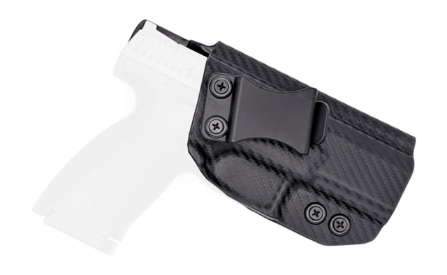 Rounded IWB KYDEX Holster CZ P-10 C Right Hand Carbon Fiber - Rounded