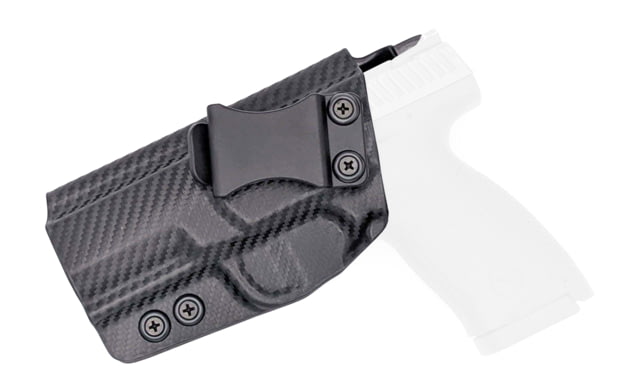 Rounded IWB KYDEX Holster CZ P-10 F Left Hand Carbon Fiber - Rounded