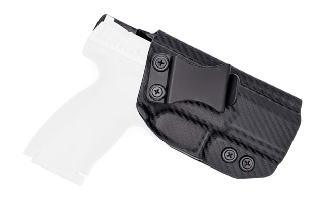 Rounded IWB KYDEX Holster CZ P-10 F Right Hand Carbon Fiber - Rounded