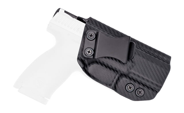 Rounded IWB KYDEX Holster CZ P-10 S Right Hand Carbon Fiber - Rounded