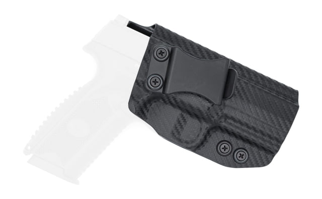 Rounded IWB KYDEX Holster FNH 509 Compact Right Hand Carbon Fiber - Rounded Gear