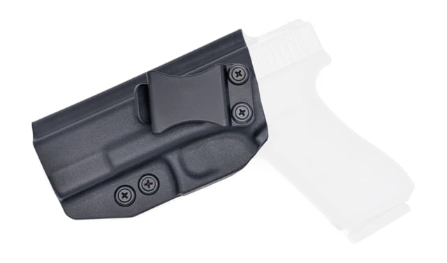 Rounded IWB KYDEX Holster Glock  Gen 1-5 Left Hand Black - Rounded Gear