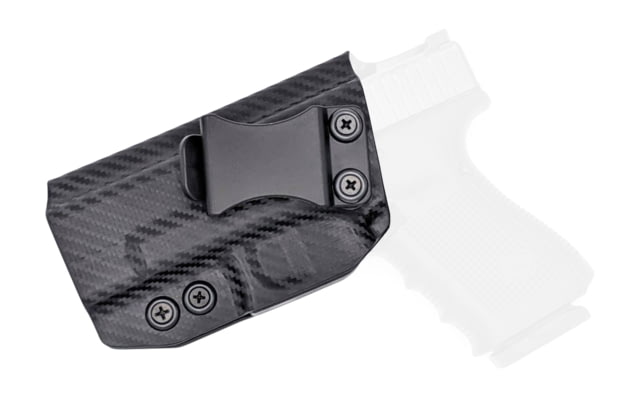 Rounded IWB KYDEX Holster Glock 19/19X/23/32/45 Gen 1-5 Left Hand Carbon Fiber - Rounded Gear