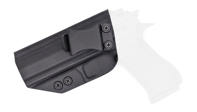 Rounded IWB KYDEX Holster IWI Masada Left Hand Black - Rounded