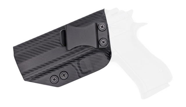 Rounded IWB KYDEX Holster IWI Masada Right Hand Carbon Fiber - Rounded