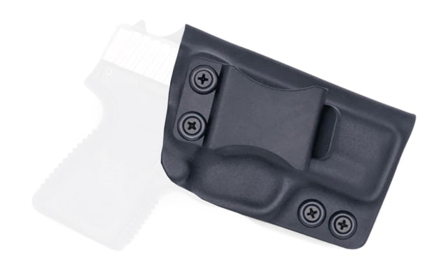 Rounded IWB KYDEX Holster Kahr PM9 Right Hand Black - Rounded Gear
