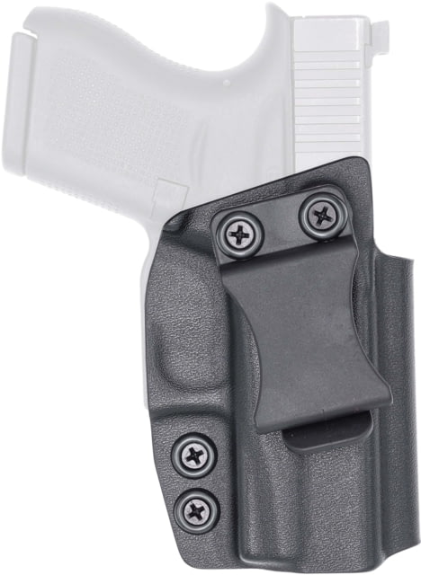 Rounded IWB KYDEX Holster Optics Ready for Glock 43 Right Black - Rounded