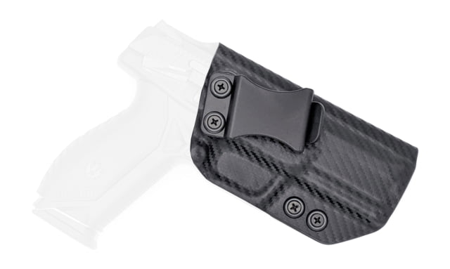 Rounded IWB KYDEX Holster Ruger American Full Size Right Hand Carbon Fiber - Rounded Gear