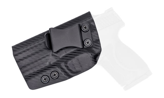Rounded IWB KYDEX Holster S&W M&P 9C/40C Compact Gen 1 Left Hand Carbon Fiber - Rounded Gear
