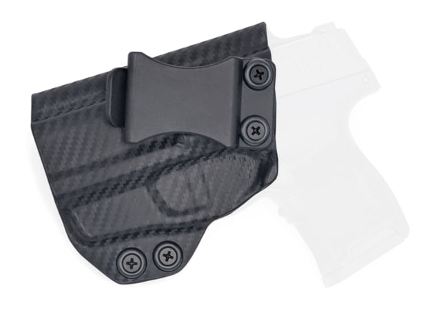 Rounded IWB KYDEX Holster Sig Sauer P365 w/Lima Laser Left Hand Carbon Fiber - Rounded