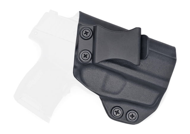 Rounded IWB KYDEX Holster Sig Sauer P365 w/Lima Laser Right Hand Black - Rounded