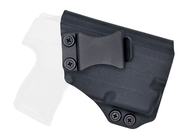 Rounded IWB KYDEX Holster Sig Sauer P365 w/TLR-6 Right Hand Black - Rounded