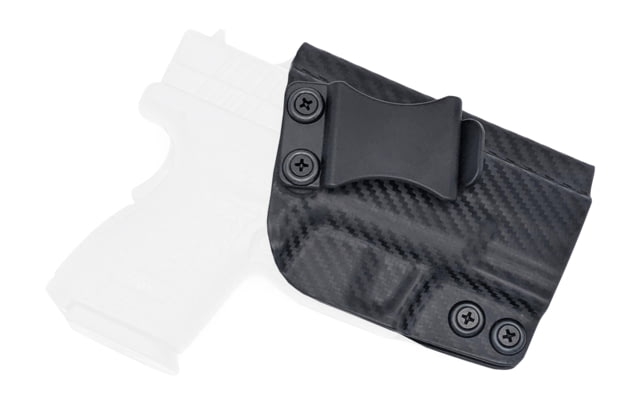 Rounded IWB KYDEX Holster Springfield XD 3in Sub-Compact Right Hand Carbon Fiber - Rounded