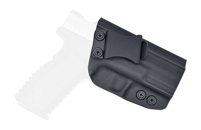 Rounded IWB KYDEX Holster Springfield XD-M 5.25in Right Hand Black - Rounded