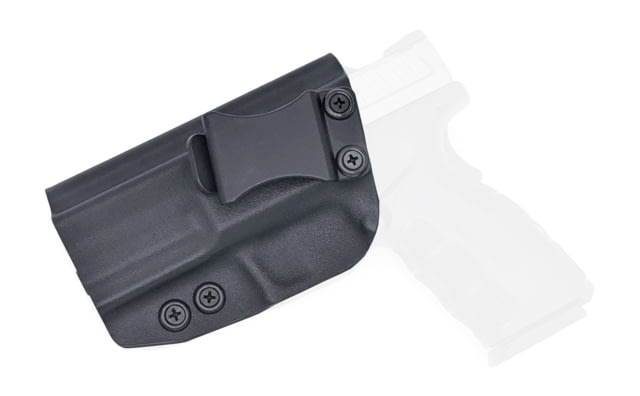 Rounded IWB KYDEX Holster Springfield XD MOD.2 4in Full Size Service Model Left Hand Black - Rounded