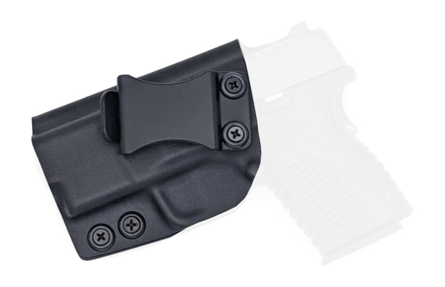 Rounded IWB KYDEX Holster Springfield XD-S 3.3in Left Hand Black - Rounded