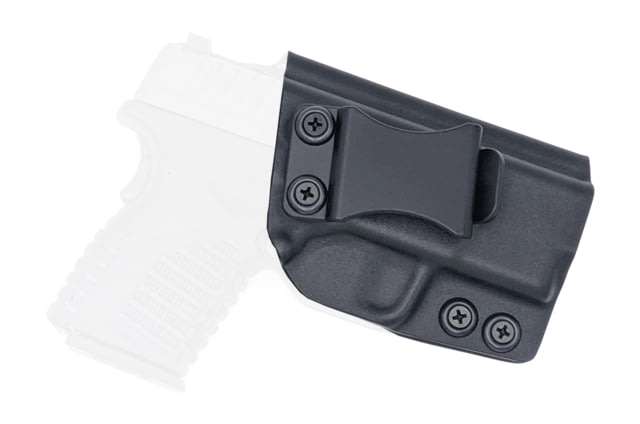 Rounded IWB KYDEX Holster Springfield XD-S 3.3in Right Hand Black - Rounded