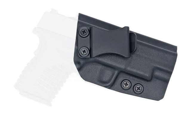 Rounded IWB KYDEX Holster Springfield XD-S 4.0in Right Hand Black - Rounded