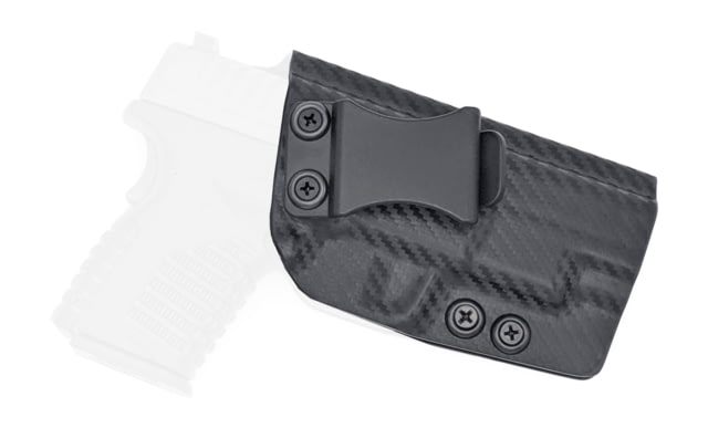 Rounded IWB KYDEX Holster Springfield XD-S 4.0in Right Hand Carbon Fiber - Rounded