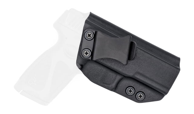 Rounded IWB KYDEX Holster Taurus G3 Right Hand Black - Rounded
