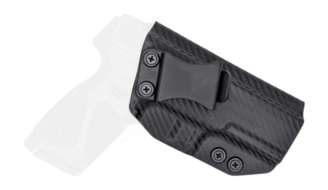 Rounded IWB KYDEX Holster Taurus G3 Right Hand Carbon Fiber - Rounded