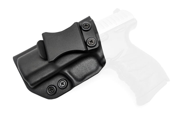 Rounded IWB KYDEX Holster Walther PDP Left Hand Black - Rounded