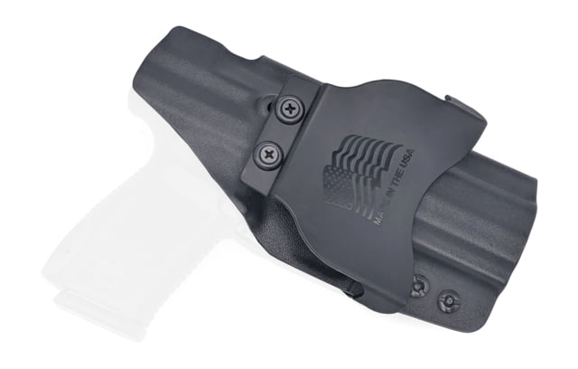 Rounded OWB KYDEX Paddle Holster Canik TP9 Sub Compact Right Hand Black - Rounded