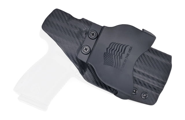 Rounded OWB KYDEX Paddle Holster Canik TP9 Sub Compact Right Hand Carbon Fiber - Rounded