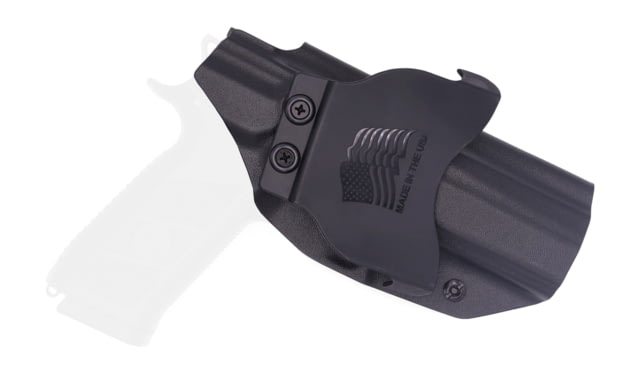 Rounded OWB KYDEX Paddle Holster CZ P-07 Left Hand Black - Rounded