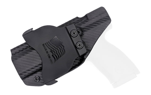 Rounded OWB KYDEX Paddle Holster CZ P-10 C Right Hand Carbon Fiber - Rounded