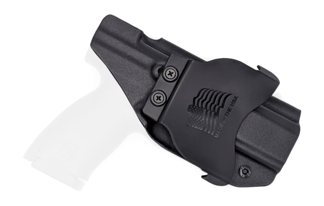 Rounded OWB KYDEX Paddle Holster CZ P-10 F Left Hand Black - Rounded