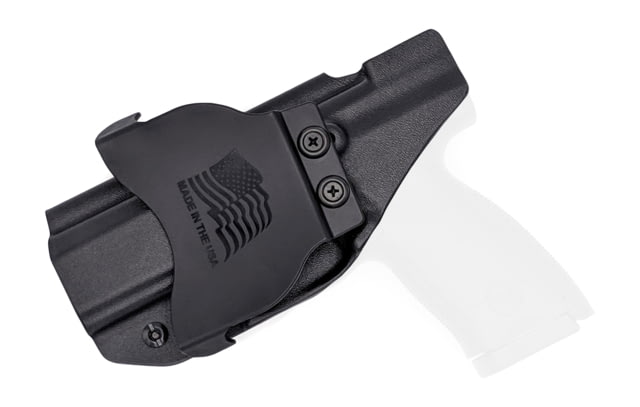 Rounded OWB KYDEX Paddle Holster CZ P-10 F Right Hand Black - Rounded