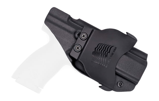 Rounded OWB KYDEX Paddle Holster CZ P-10 S Left Hand Black - Rounded