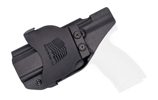 Rounded OWB KYDEX Paddle Holster CZ P-10 S Right Hand Black - Rounded