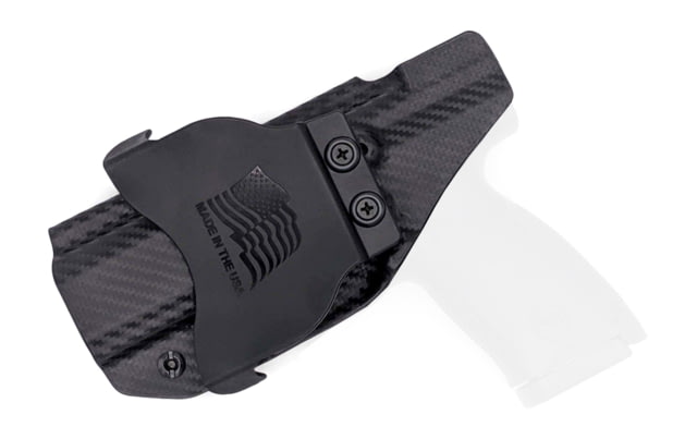 Rounded OWB KYDEX Paddle Holster CZ P-10 S Right Hand Carbon Fiber - Rounded
