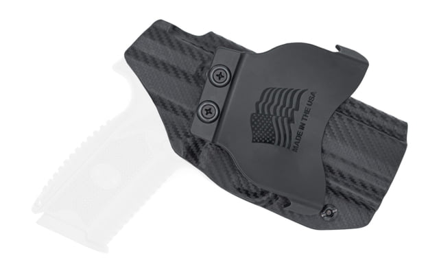 Rounded OWB KYDEX Paddle Holster FN Herstal 509 Left Hand Carbon Fiber - Rounded Gear