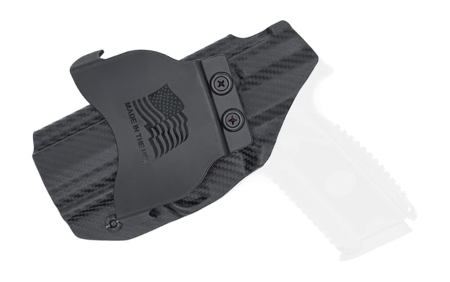 Rounded OWB KYDEX Paddle Holster FN Herstal 509 Right Hand Carbon Fiber - Rounded Gear