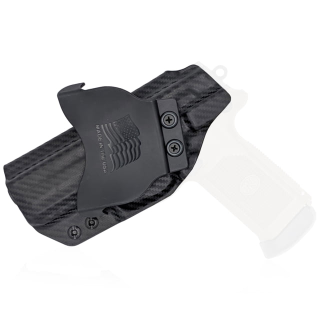 Rounded OWB KYDEX Paddle Holster FN Herstal FNX 45 Right Hand Carbon Fiber - Rounded Gear