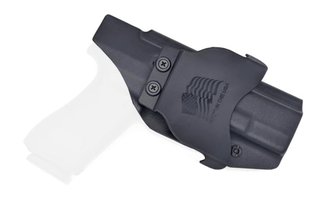 Rounded OWB KYDEX Paddle Holster Glock  Gen 1-5 Left Hand Carbon Fiber - Rounded Gear