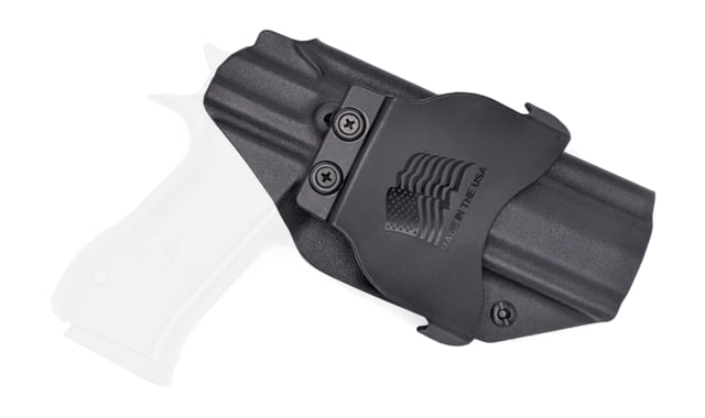 Rounded OWB Paddle Holster IWI Masada Right Hand Black - Rounded