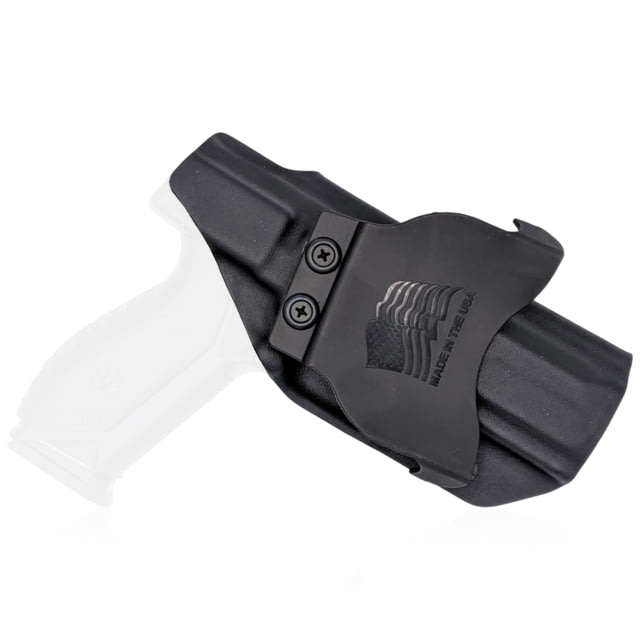 Rounded OWB Paddle Holster Ruger LCP Max Right Hand Black - Rounded