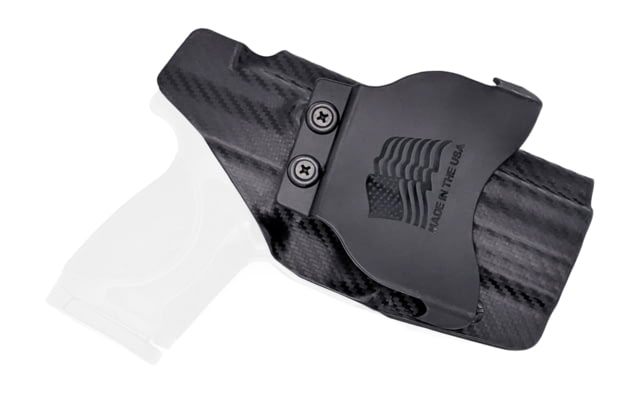 Rounded OWB Paddle Holster S&W M&P 9C/40C Compact Gen1 LH Carbon Fiber - Rounded Gear