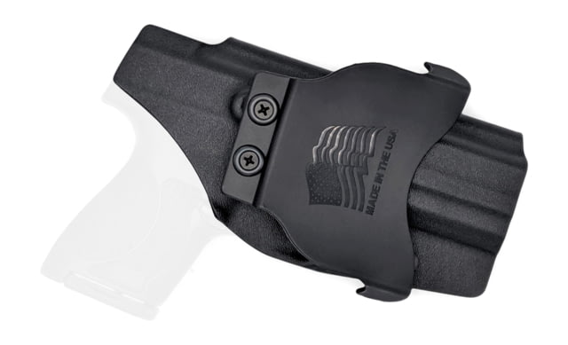 Rounded OWB Paddle Holster S&W M&P 9mm/40SW Shield M2.0 4in LH Black - Rounded